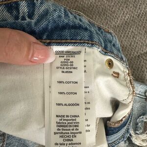 Good American Blue Denim Jeans Timeless Style